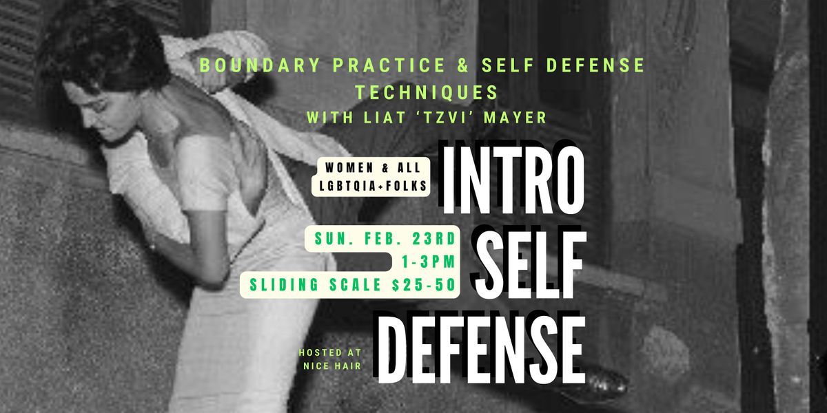 Intro to Self Defense for Women & LGBTQIA+