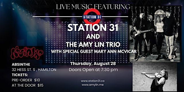 Station 31 & The Amy Lin Trio LIVE AT ABSINTHE