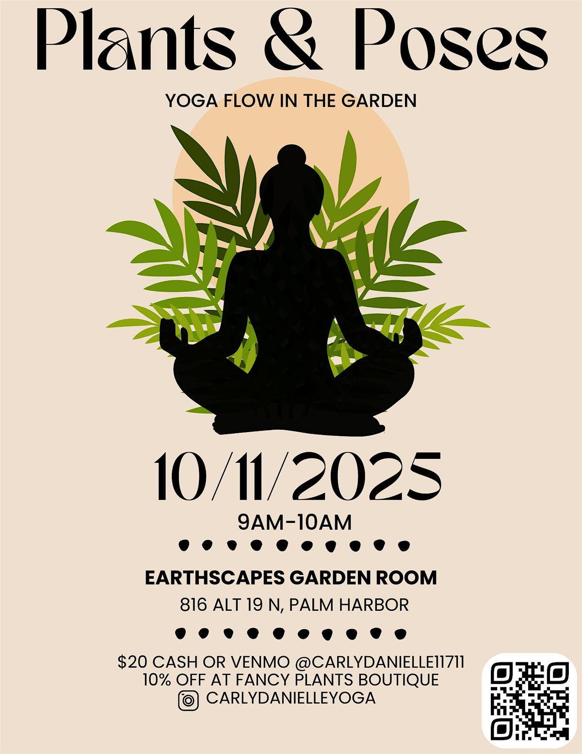 Plants & Poses Yoga Flow - Second Saturday of the Month!