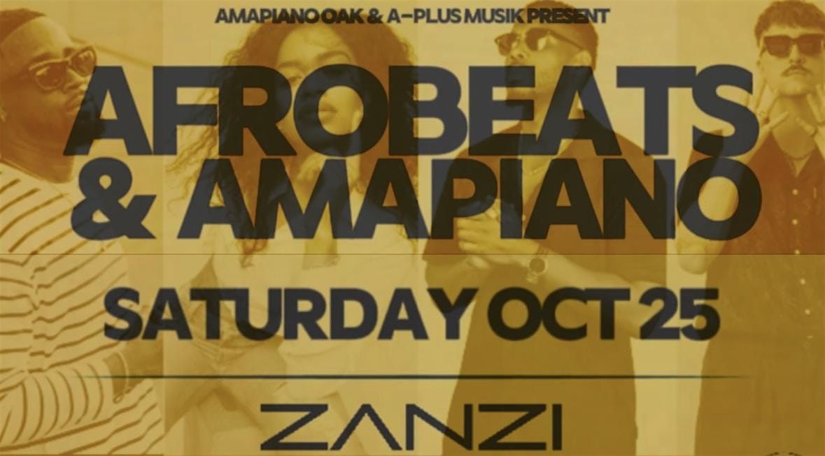 AFROBEATS & AMAPIANO (Pages, Tiedye, EC, Zenoja, Tantum) 10\/25