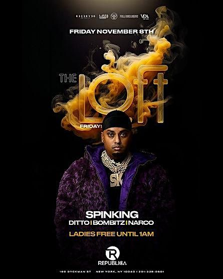 The Loft Fridays Veterans Day Weekend DJ Spinking Live At Repulica ...