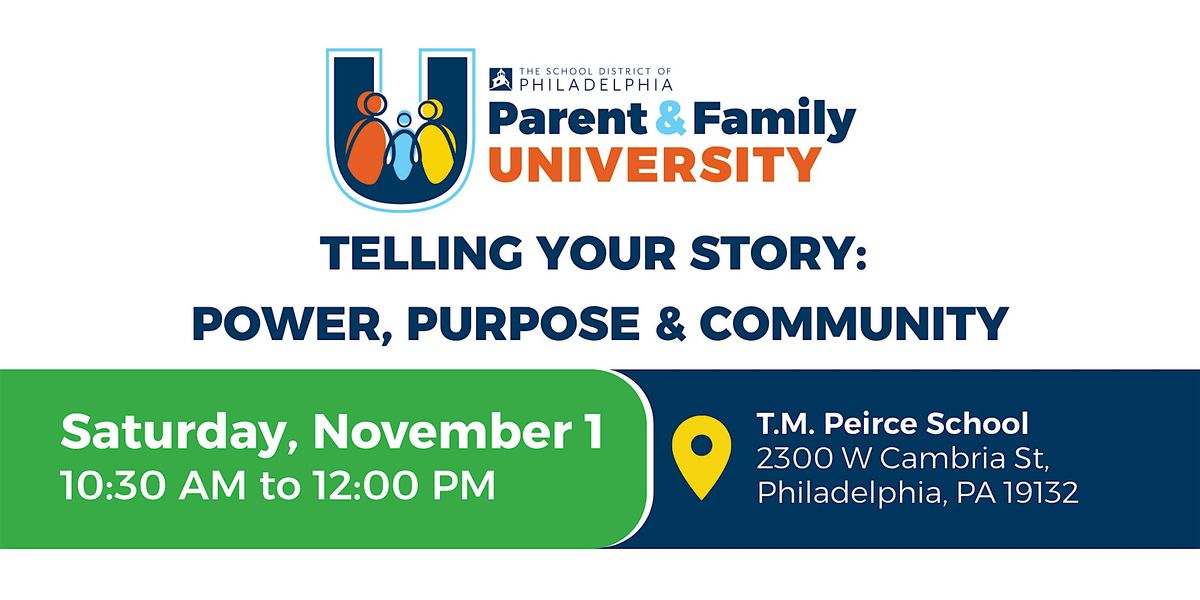 Telling Your Story: Power, Purpose & Community