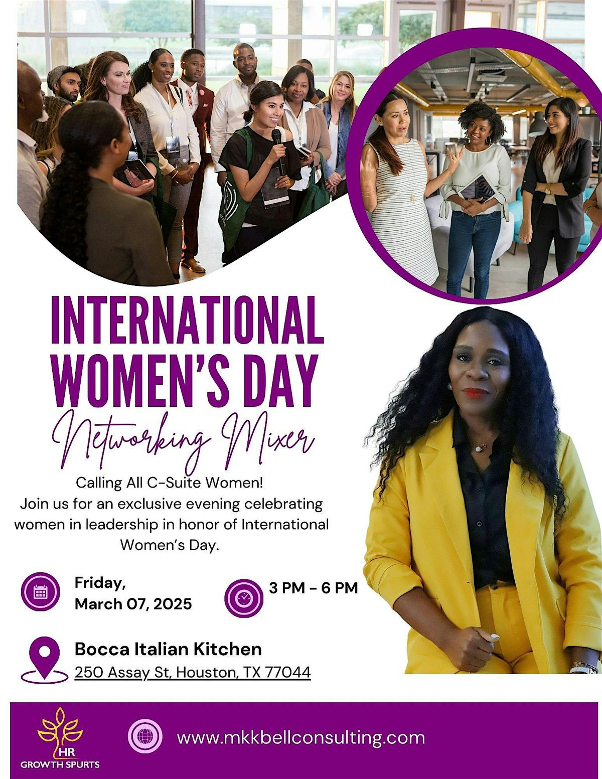 Empowered Women: International Women\u2019s Day Networking Mixer