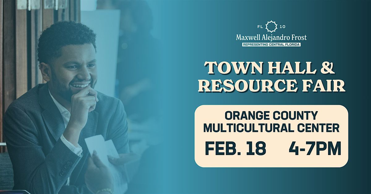 Town Hall & Resource Fair