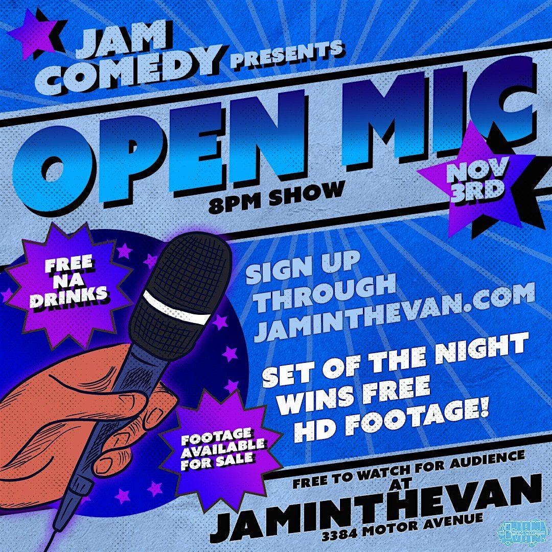 Jam in the Van Open Mic November 3rd - Los Angeles
