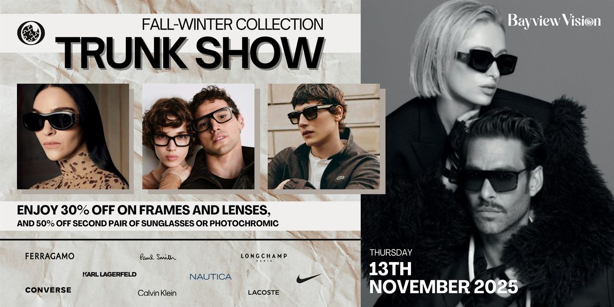 Bayview Vision Trunk Show \u2013 Fall\/Winter Collection