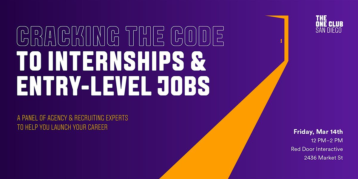 Cracking the Code to Internships and Entry-Level Jobs