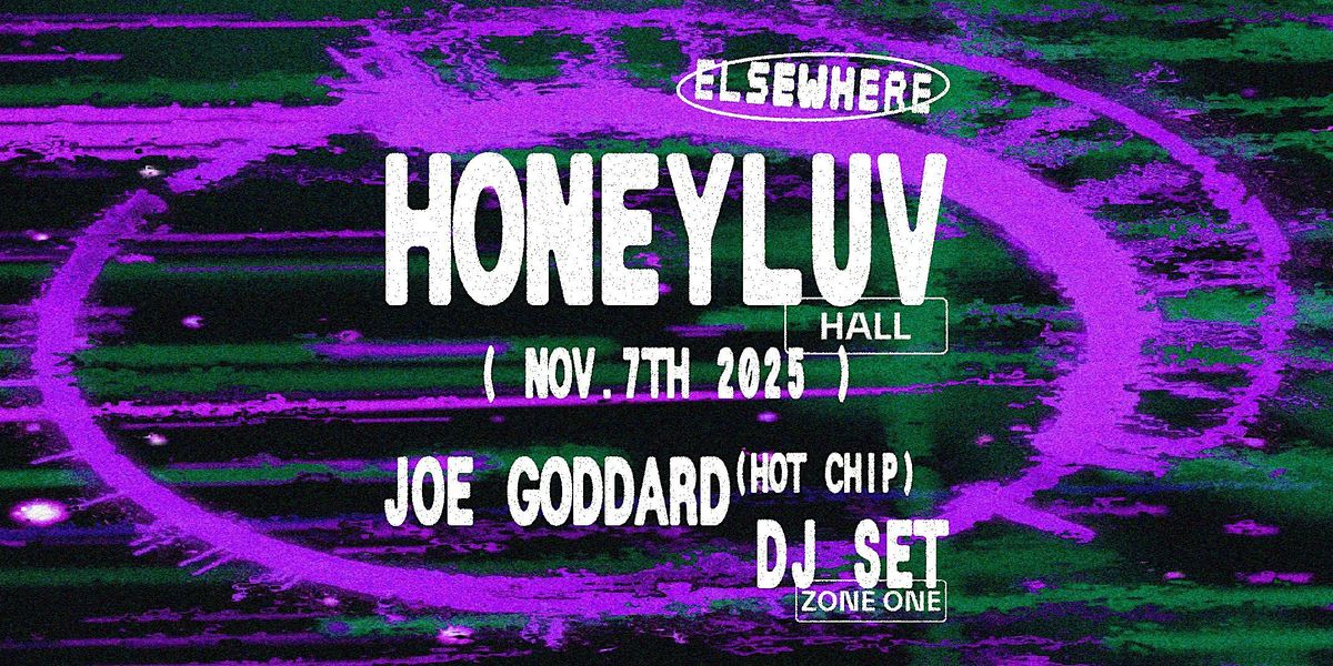 Honeyluv, Joe Goddard (Hot Chip) DJ Set