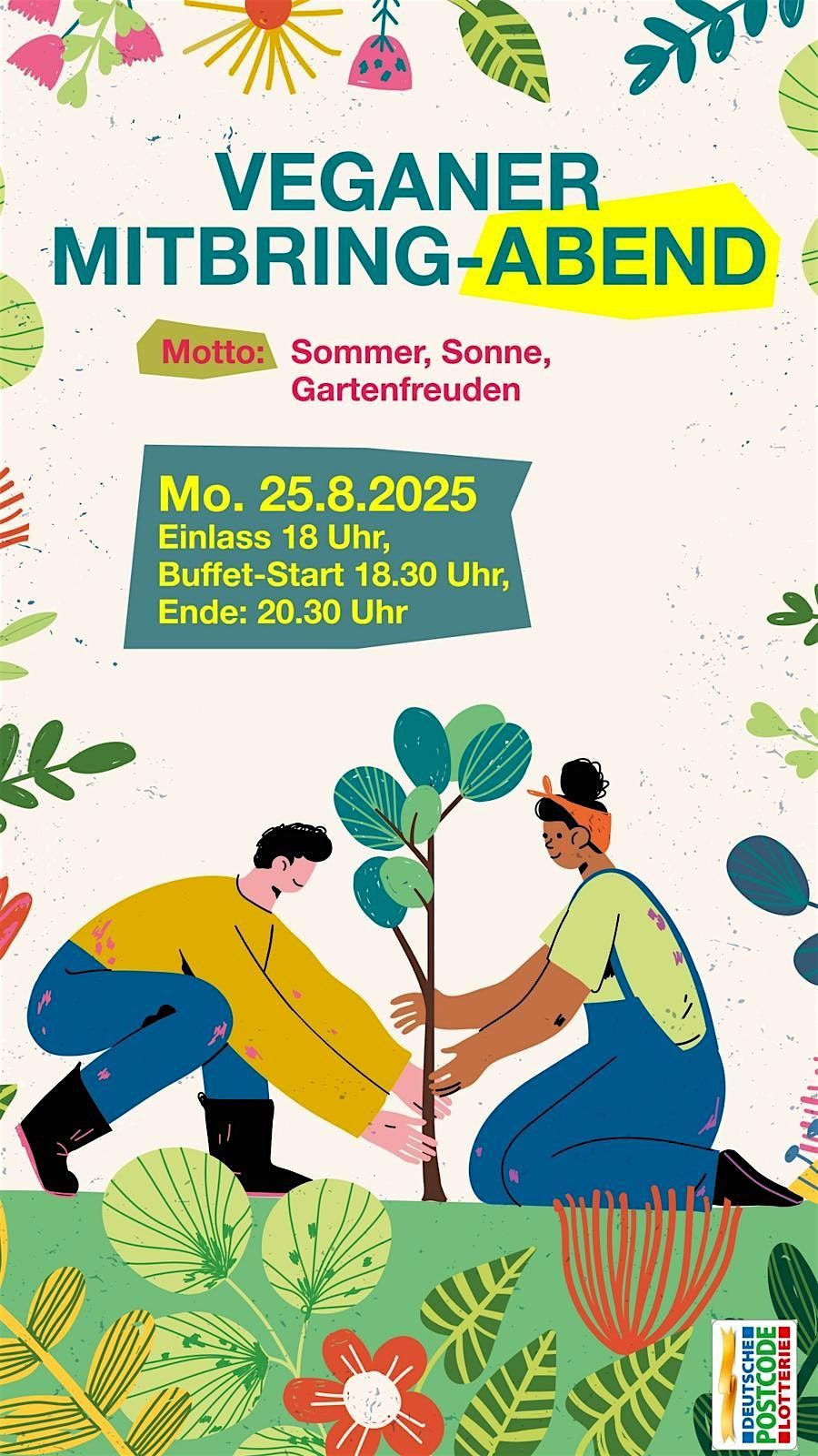 Veganer Mitbringabend - Sommer, Sonne, Gartenfreuden