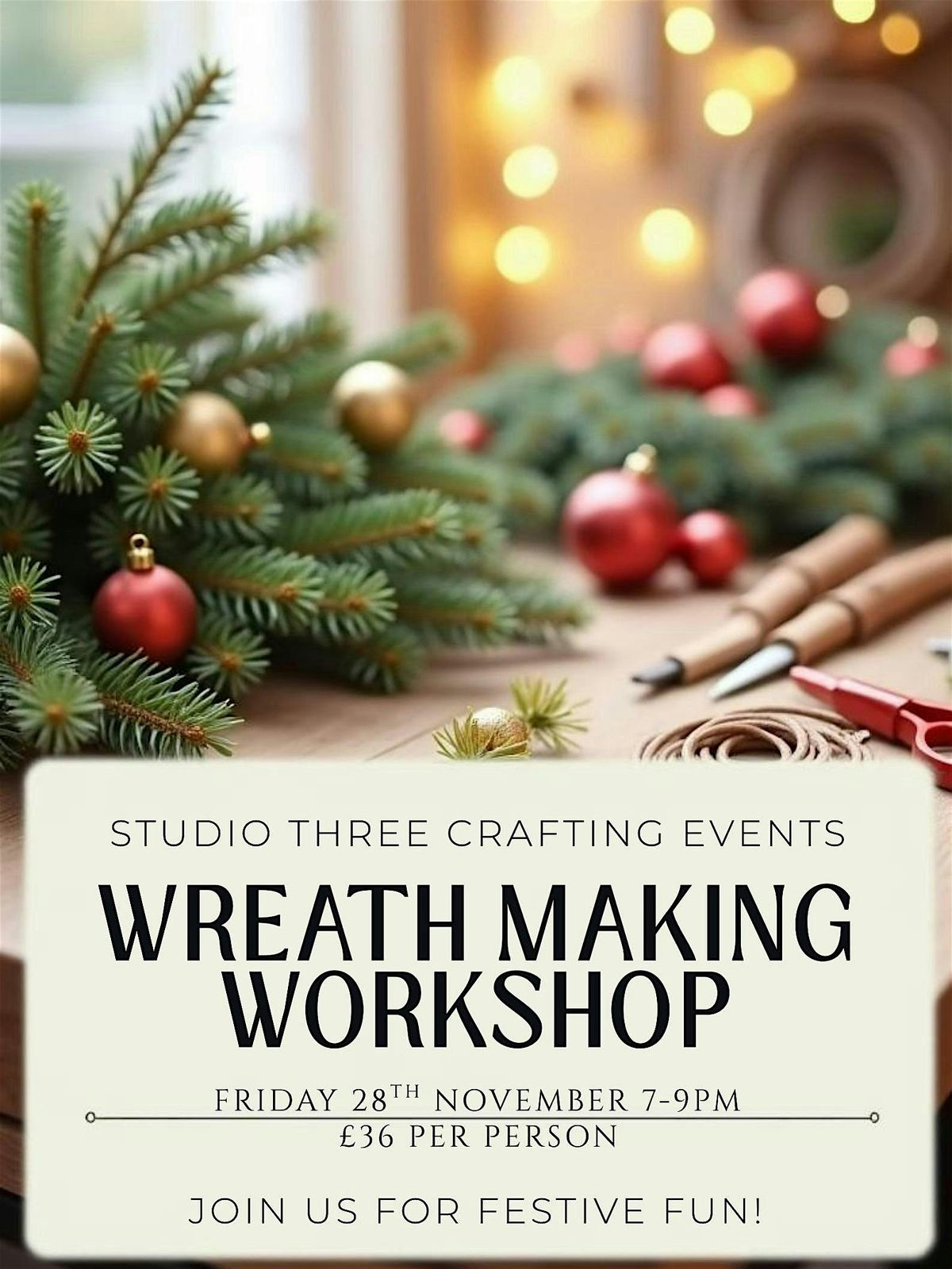 Christmas Wreath Workshop