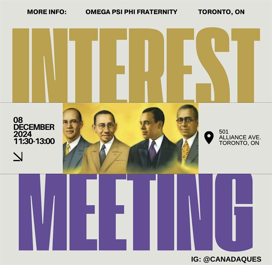 Omega Psi Phi Fraternity Inc. Interest Meeting