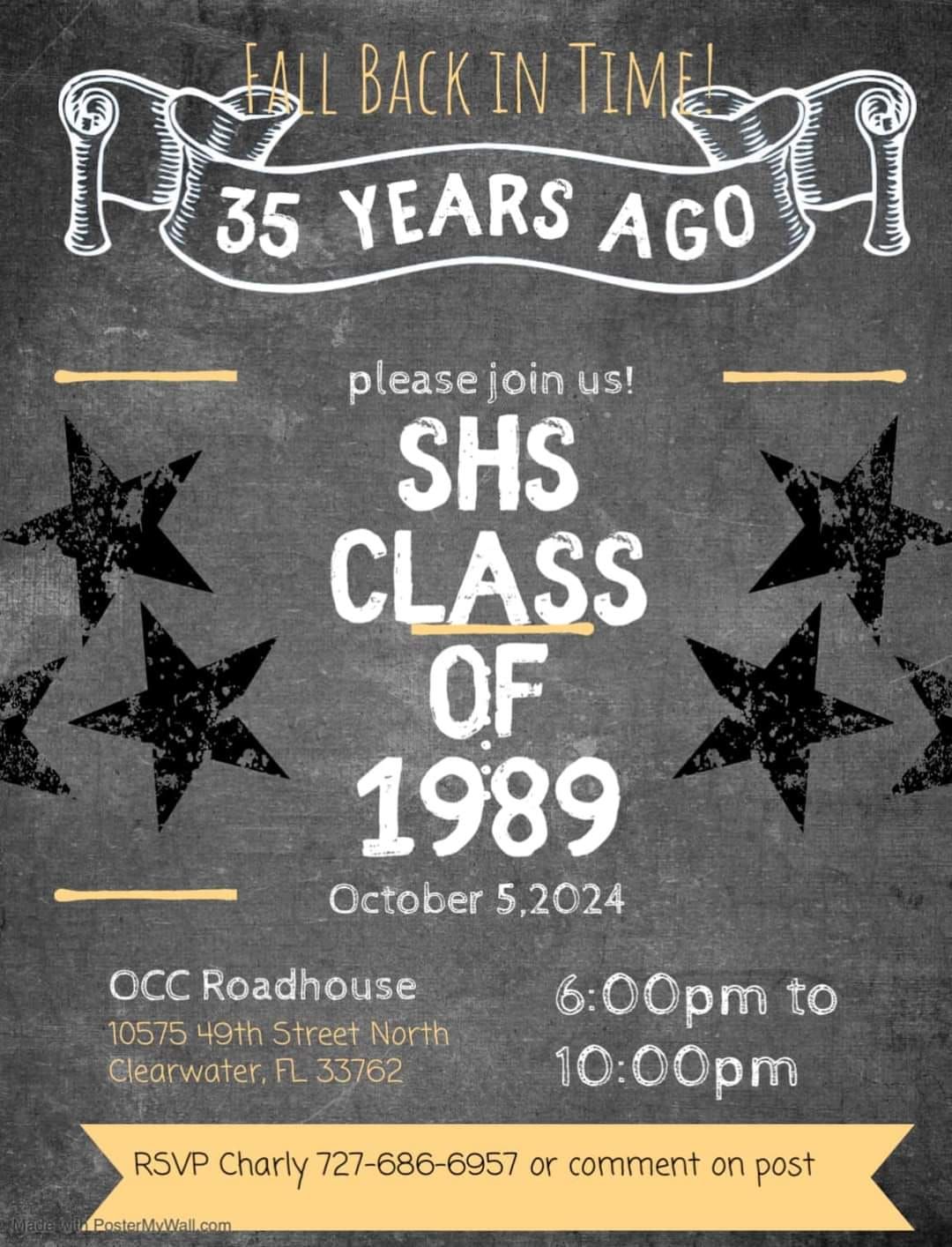 SHS Class of 89 Fall Back in Time Reunion