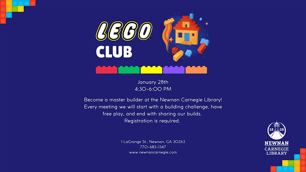 Lego Club (Ages 5+)