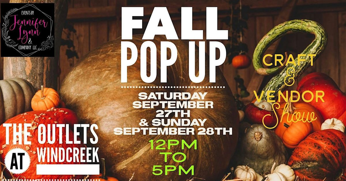Fall Pop Up