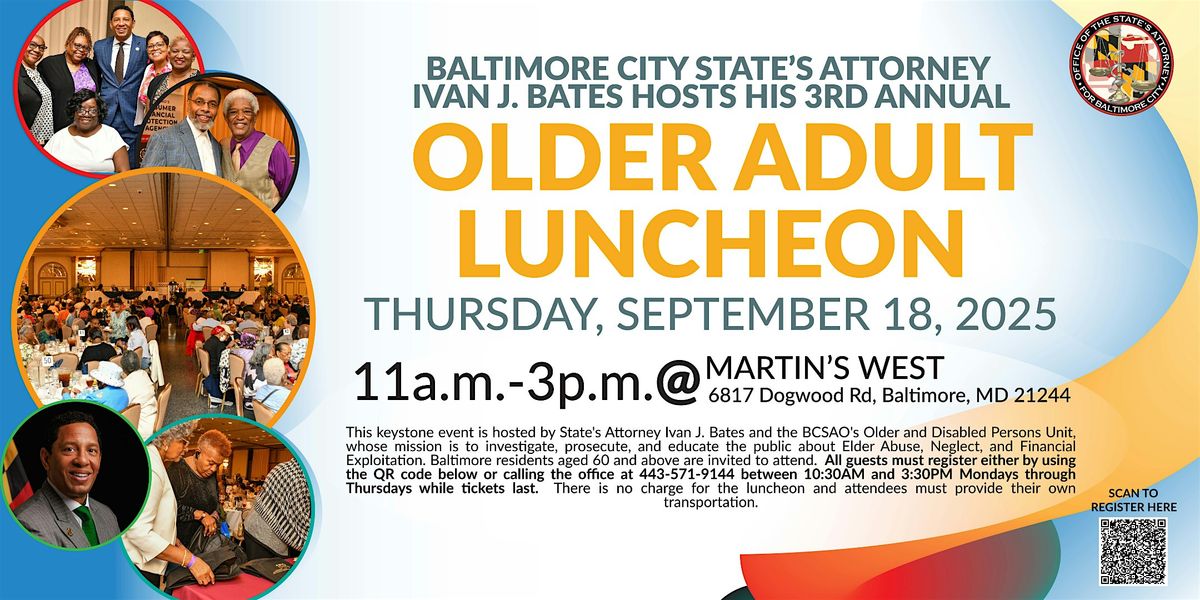 BCSAO's 3rd Annual Older Adult Luncheon