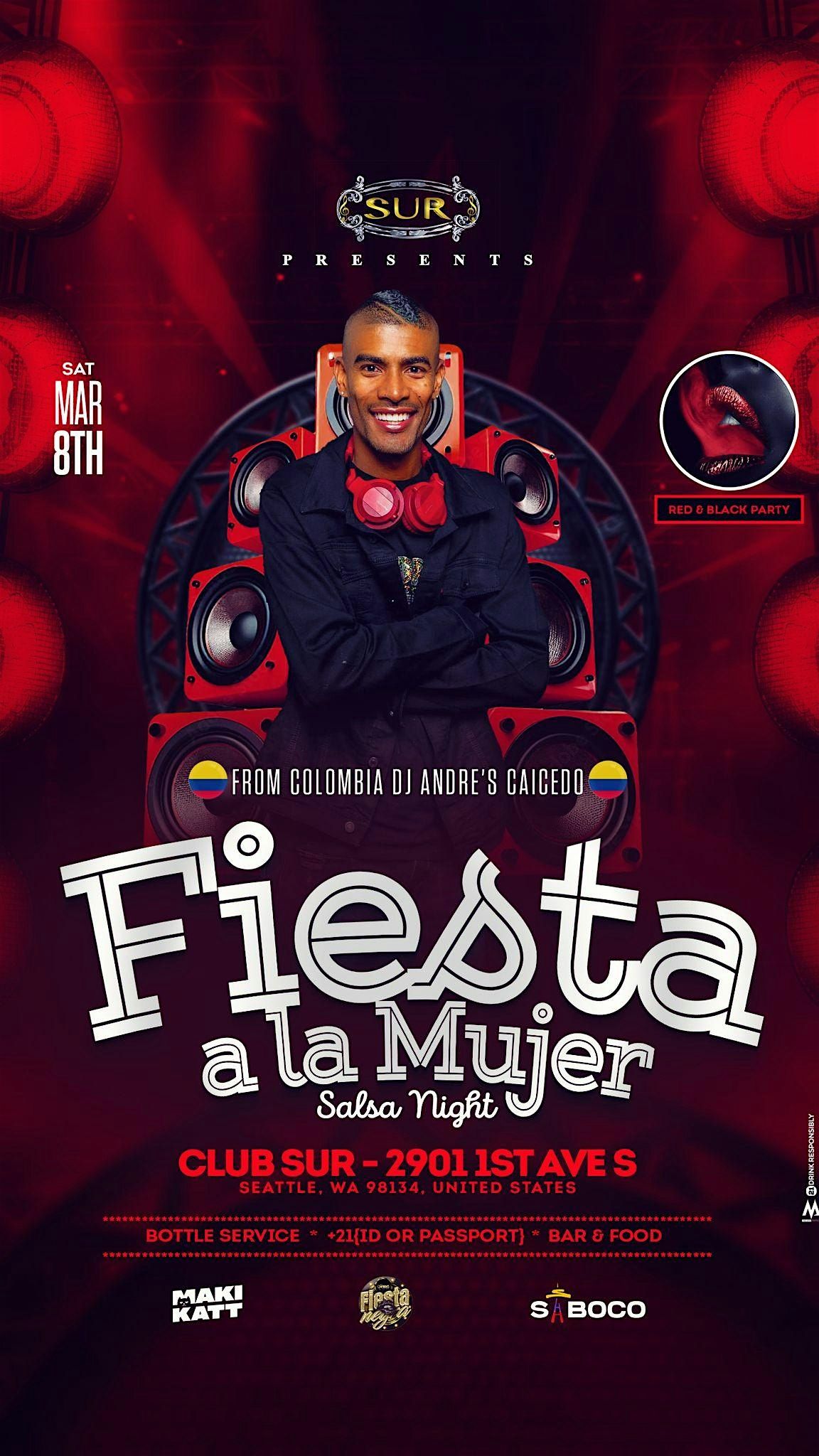 RED & BLACK PARTY - LA FIESTA DE LA MUJER