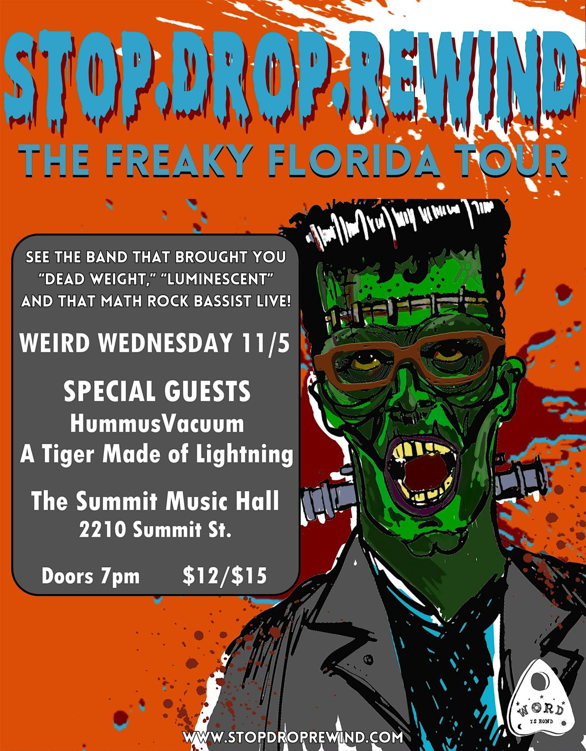 Weird Wednesday ft. Stop.Drop.Rewind @ The Summit Music Hall
