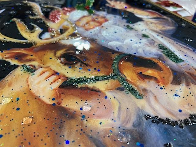 Christmas Canvas Resin Infusion Class