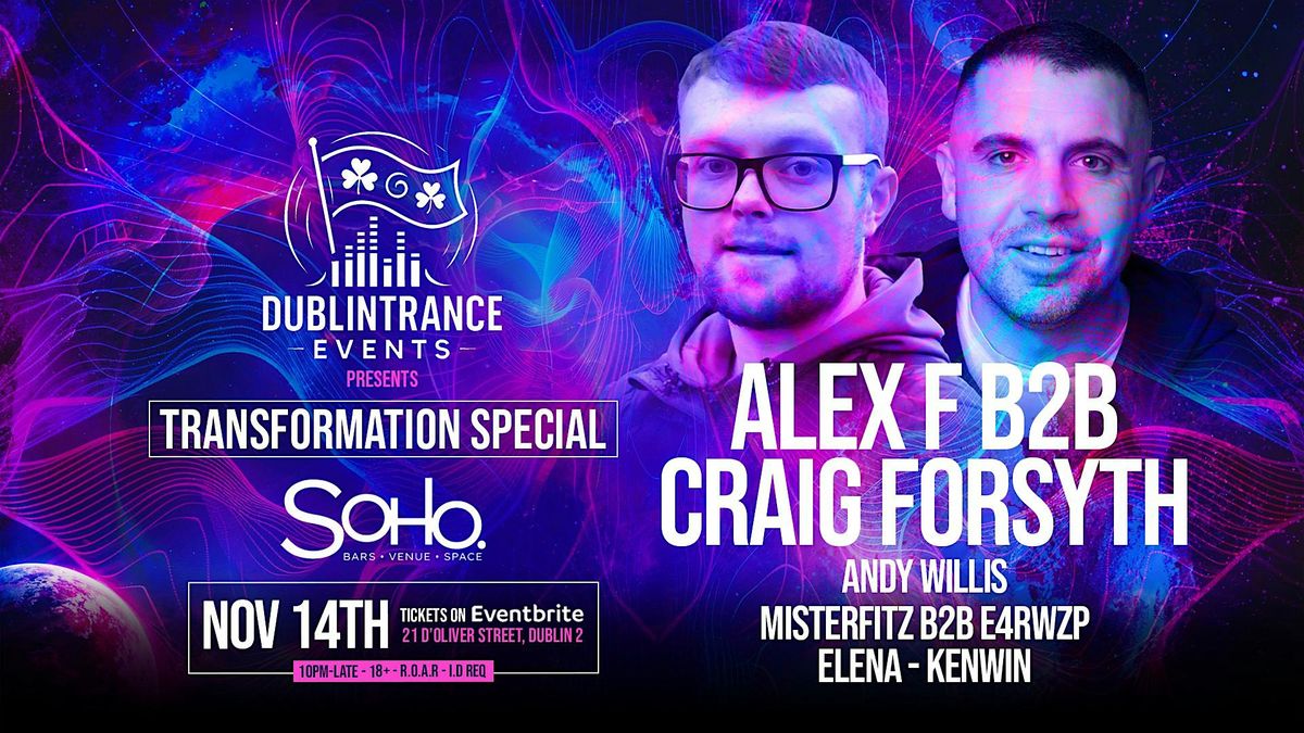DublinTranceEvents Presents Transformation Special