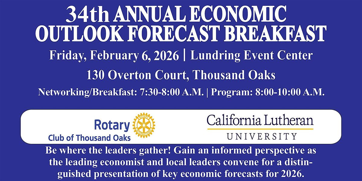 34th Annual Economic Outlook Forecast Breakfast