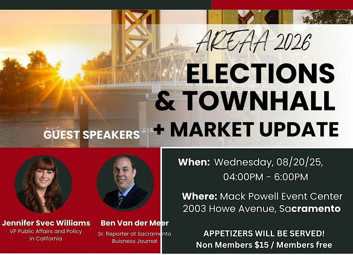 AREAA Townhall and Elections 2026 + Market Update