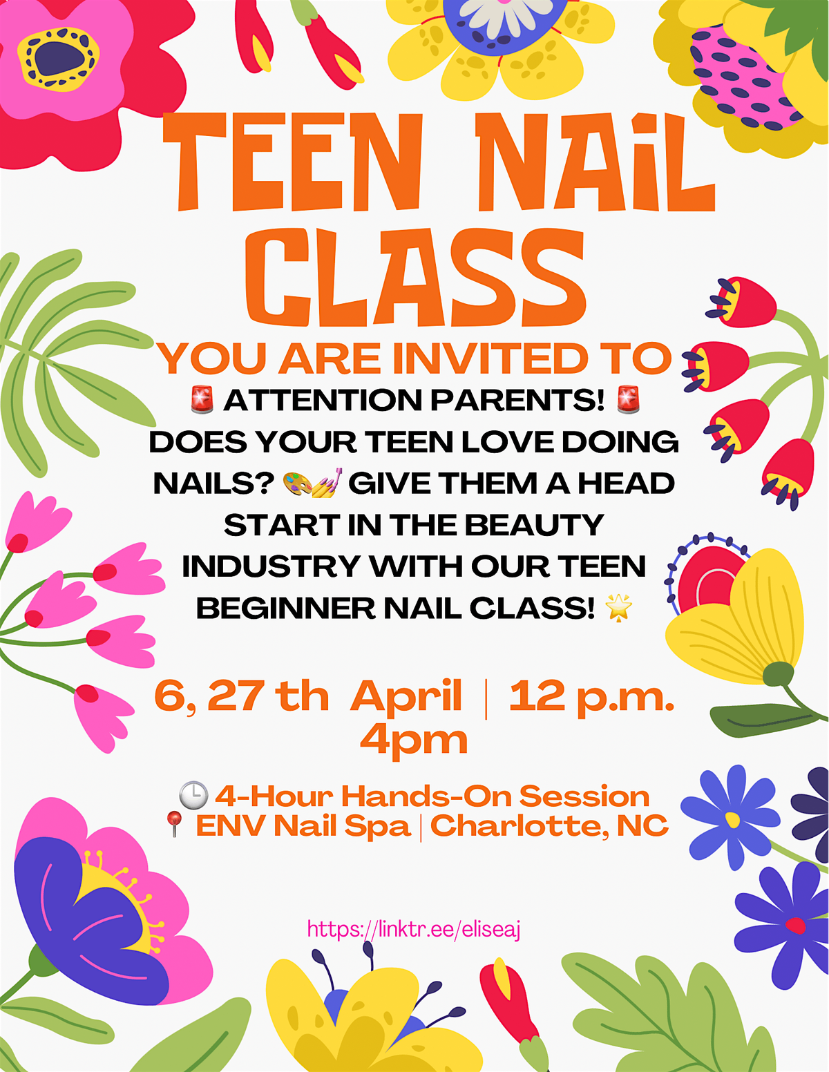 Teen Nail Class