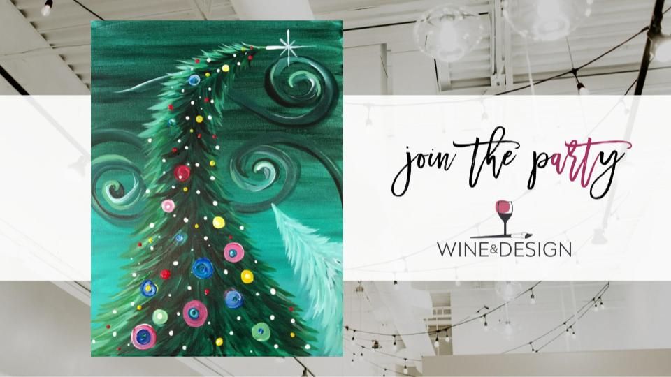 Whimsical Christmas Tree | Wine & Design