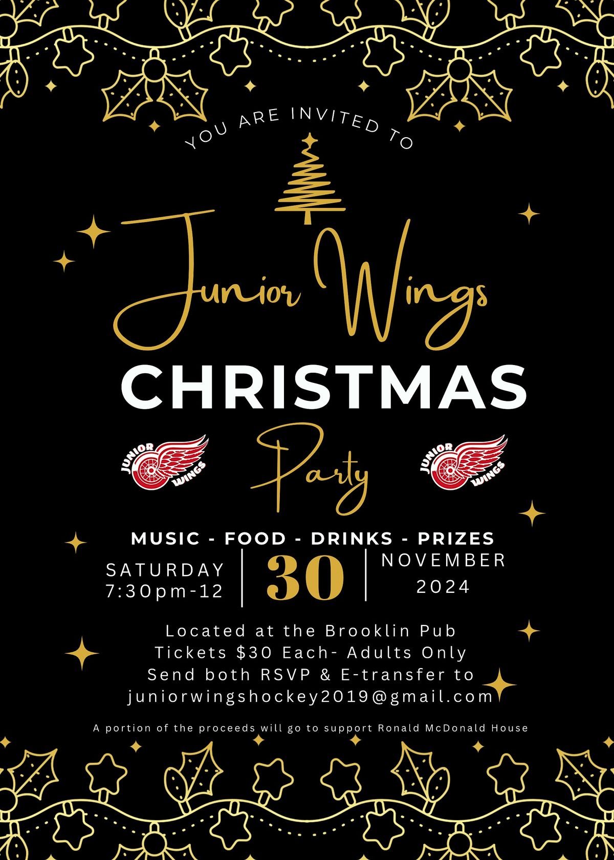 Jr Wings Christmas Party