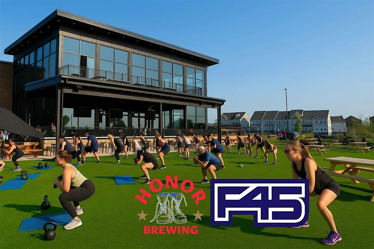 F45 Outdoor Workout at Honor Brewing