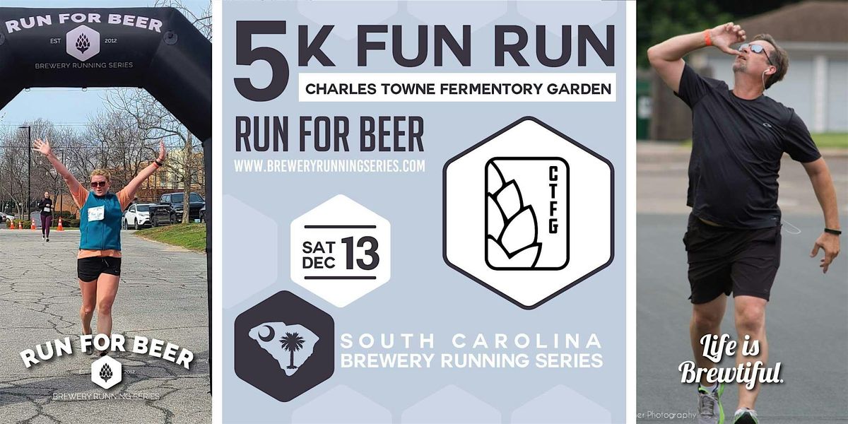 Hoppy Holidays 5k Beer Run + CTF Garden | 2025 SC Brewery Running Series
