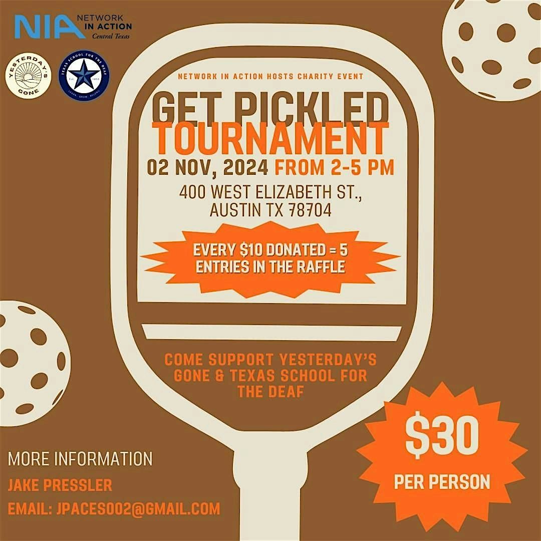 Get PICKLED for Charity