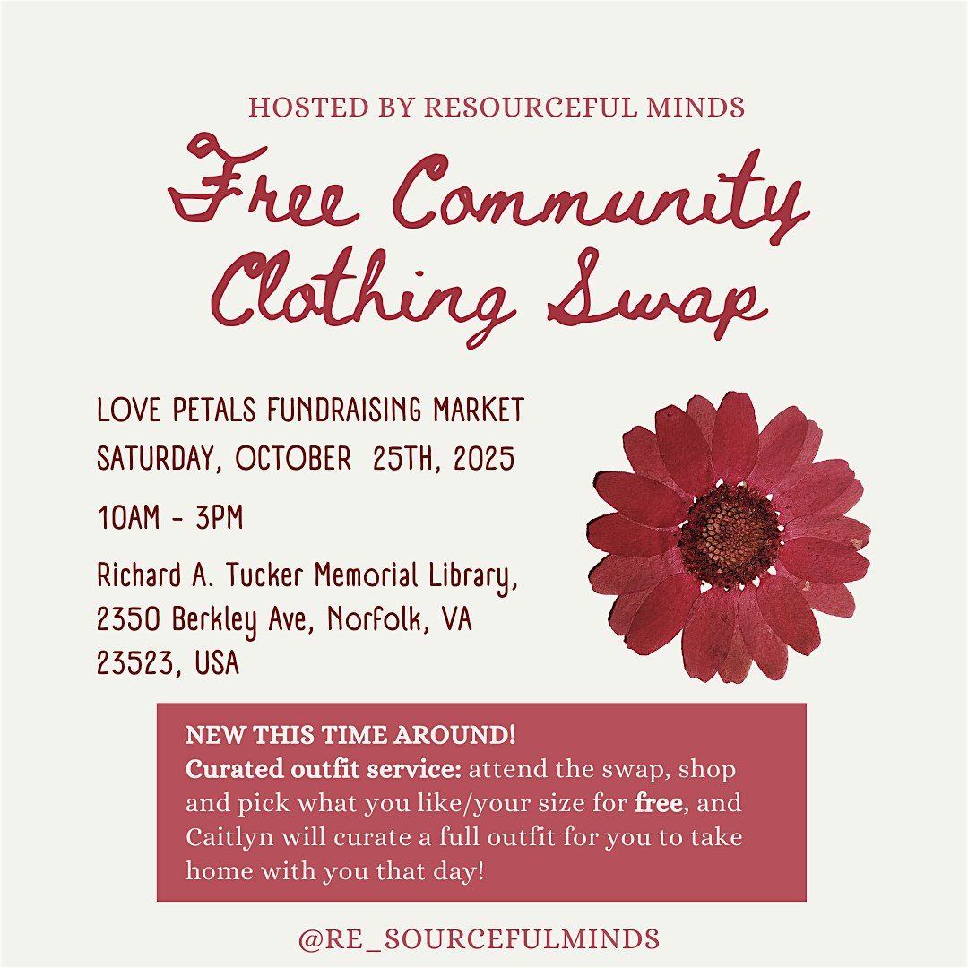 FREE Community Clothing Swap @ Love Petals Market