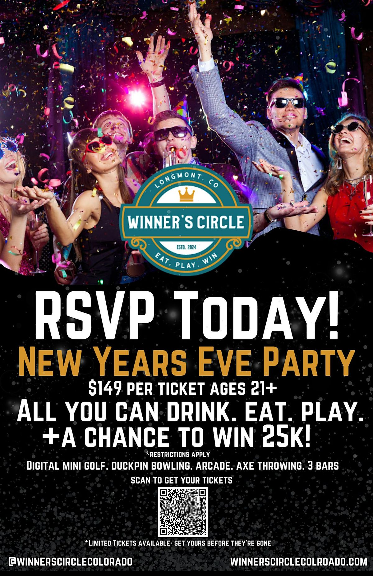 Winner's Circle's First Annual New Year's Eve Extravaganza