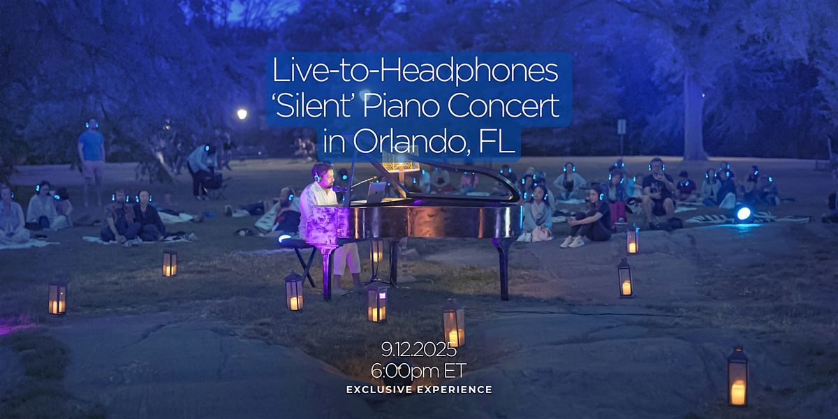 MindTravel September Live-to-Headphones Silent Piano Concert in Orlando