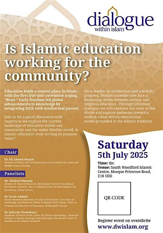 Dialogue within Islam: Is Islamic education working for the community ...