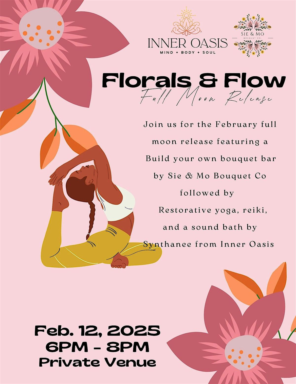 Florals & Flow: Full Moon Release