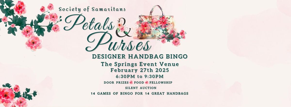 Petals & Purses Designer Handbag Bingo