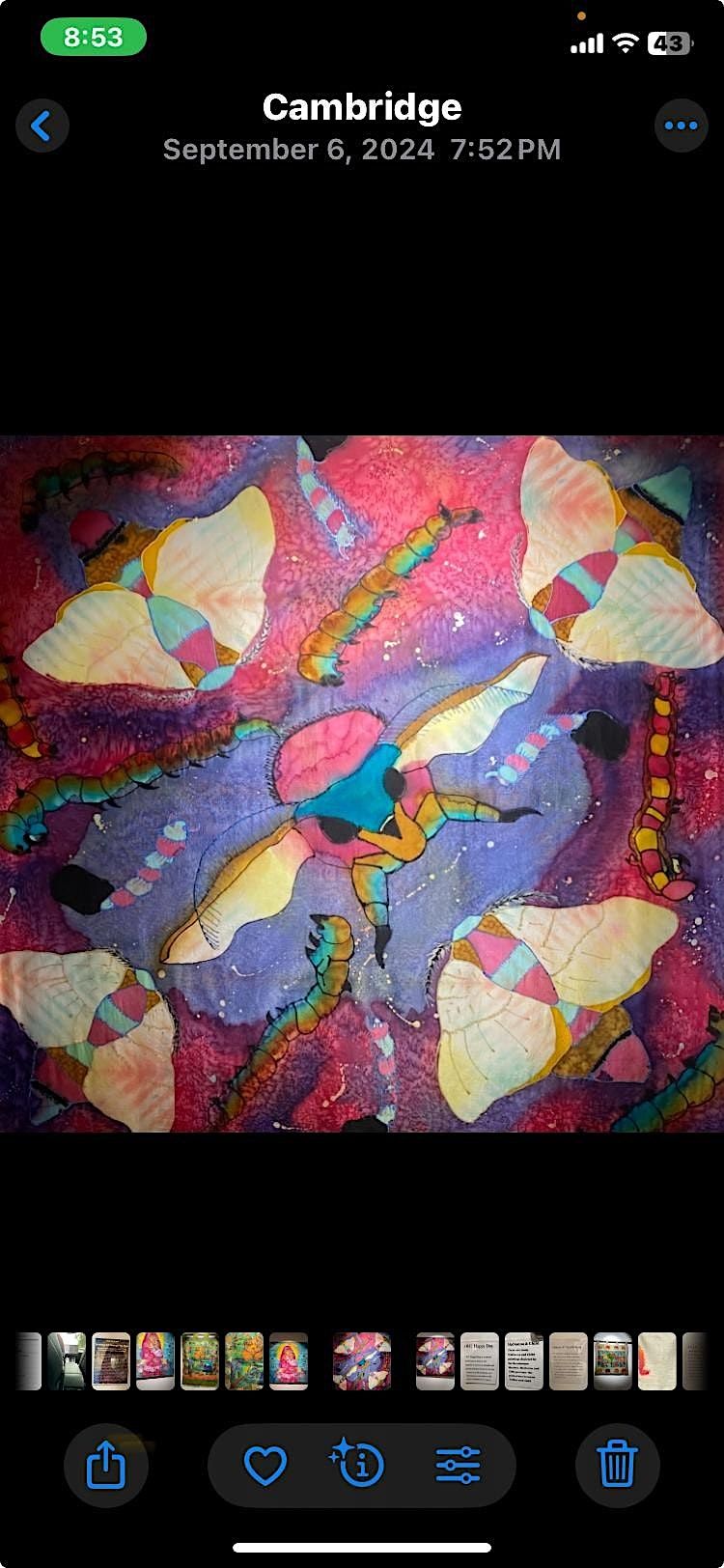 Creative Colorful Creations on Fabric