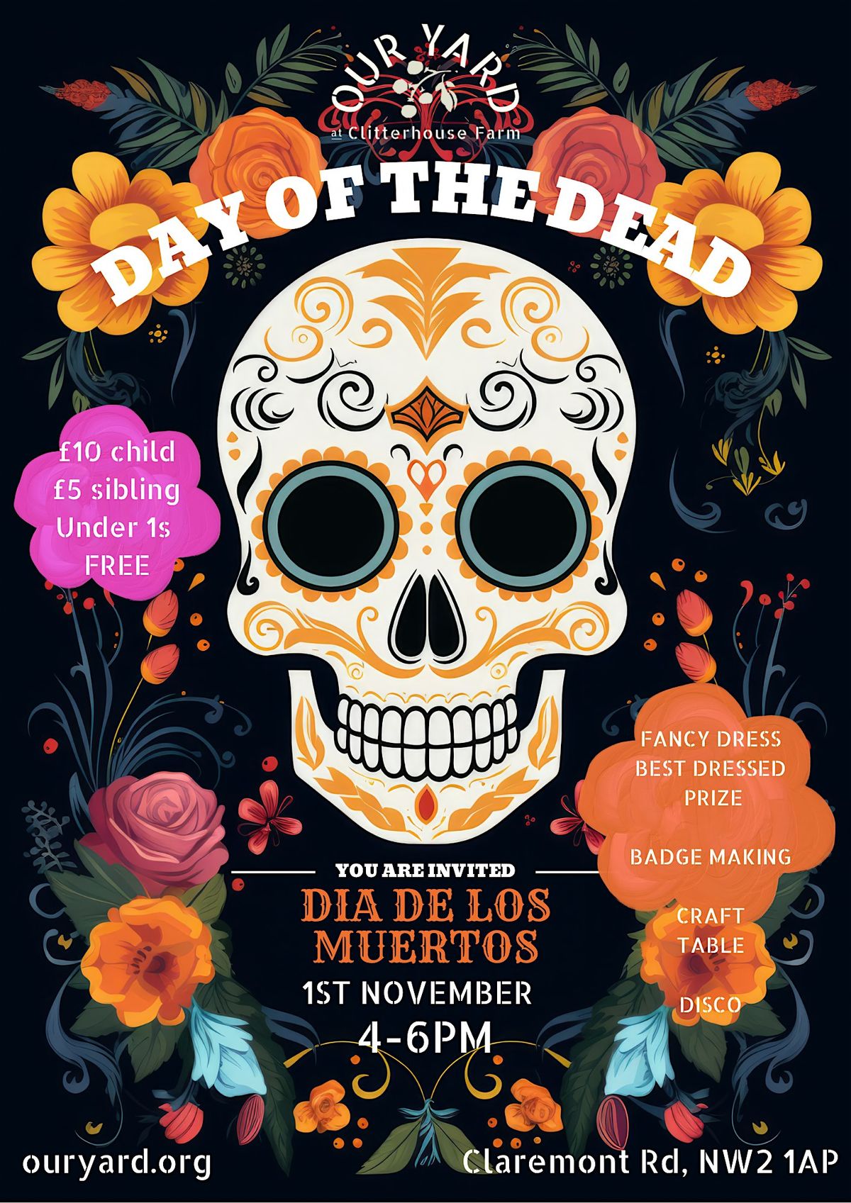 Dia de los Muertos - Day of the Dead at Clitterhouse Farm