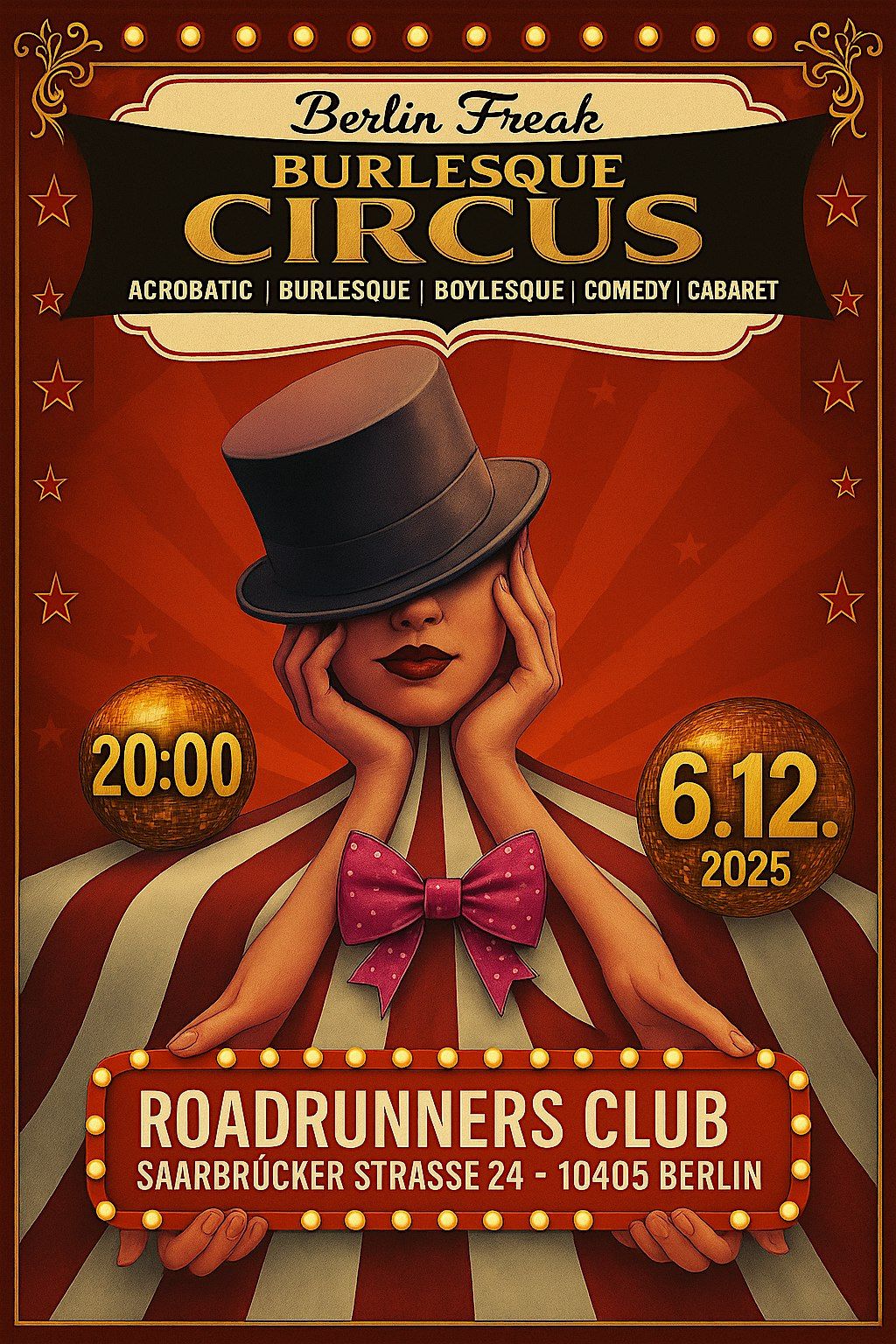 BERLIN FREAK BURLESQUE CIRCUS Christmas Show
