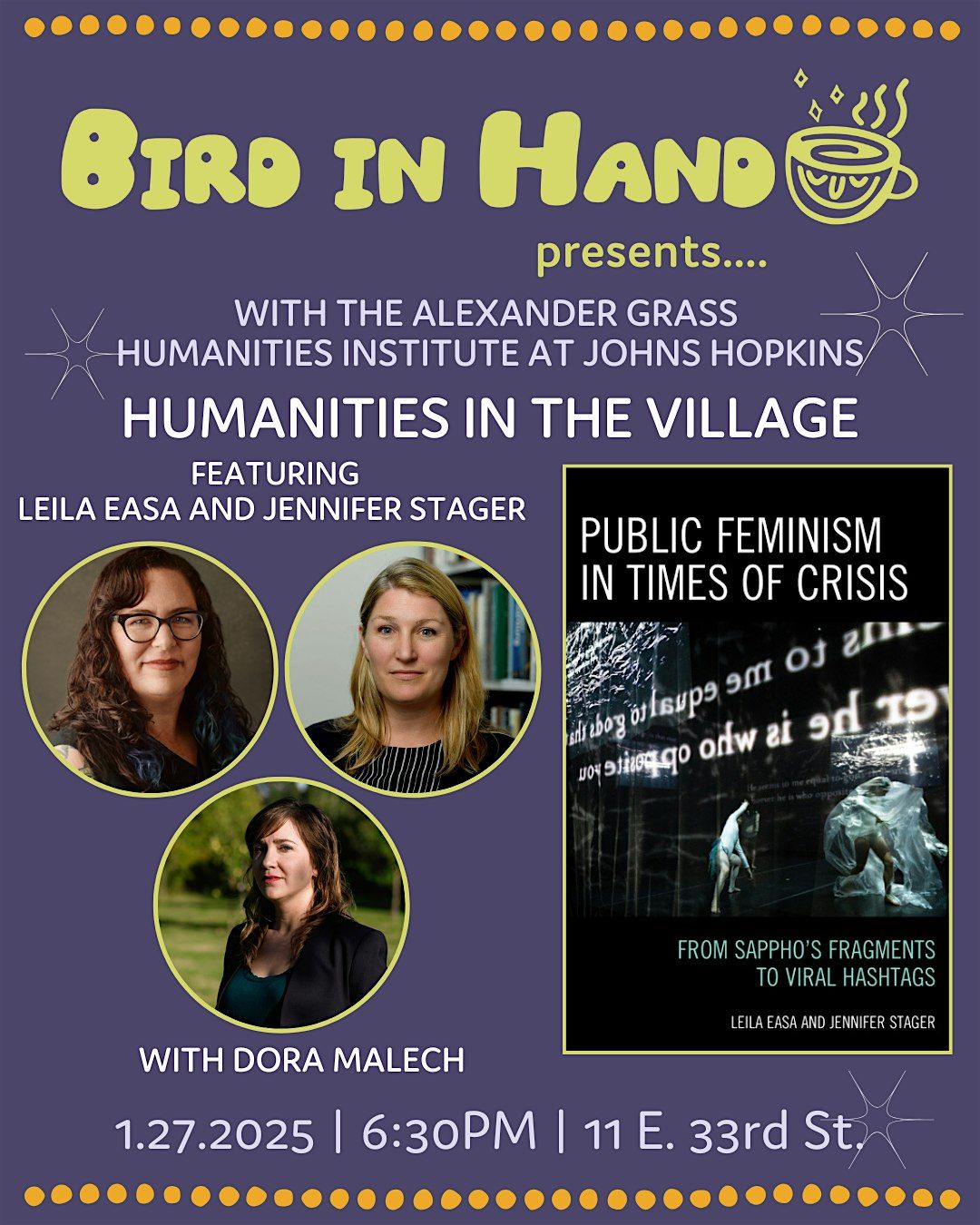 Humanities in the Village: PUBLIC FEMINISM IN TIMES OF CRISIS