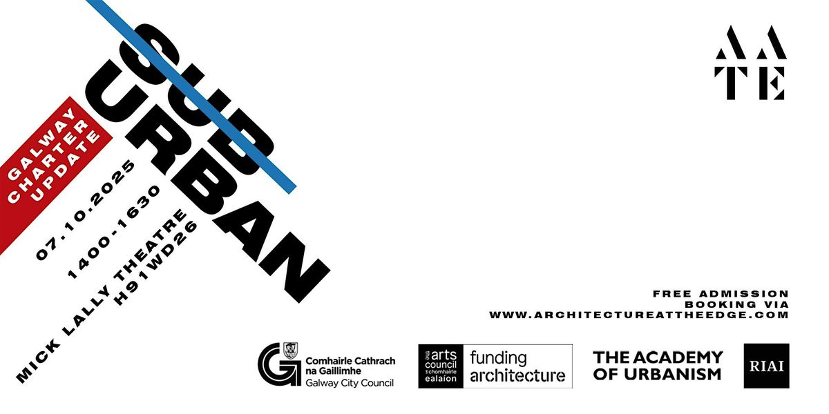 \u2018SUB-URBAN \u2013 Galway Charter Update\u2019