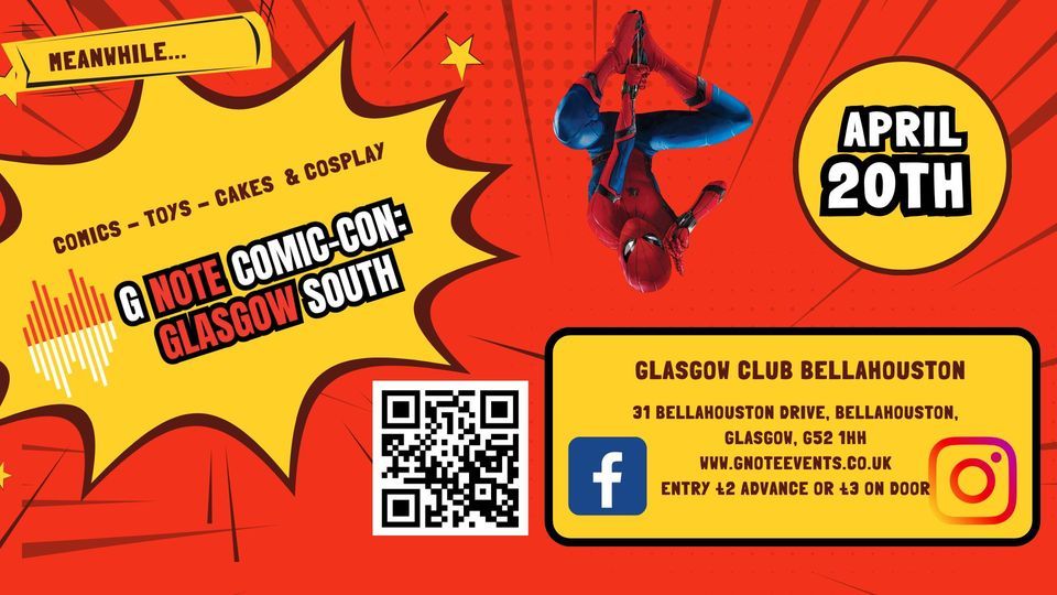G Note Comic-Con Glasgow South