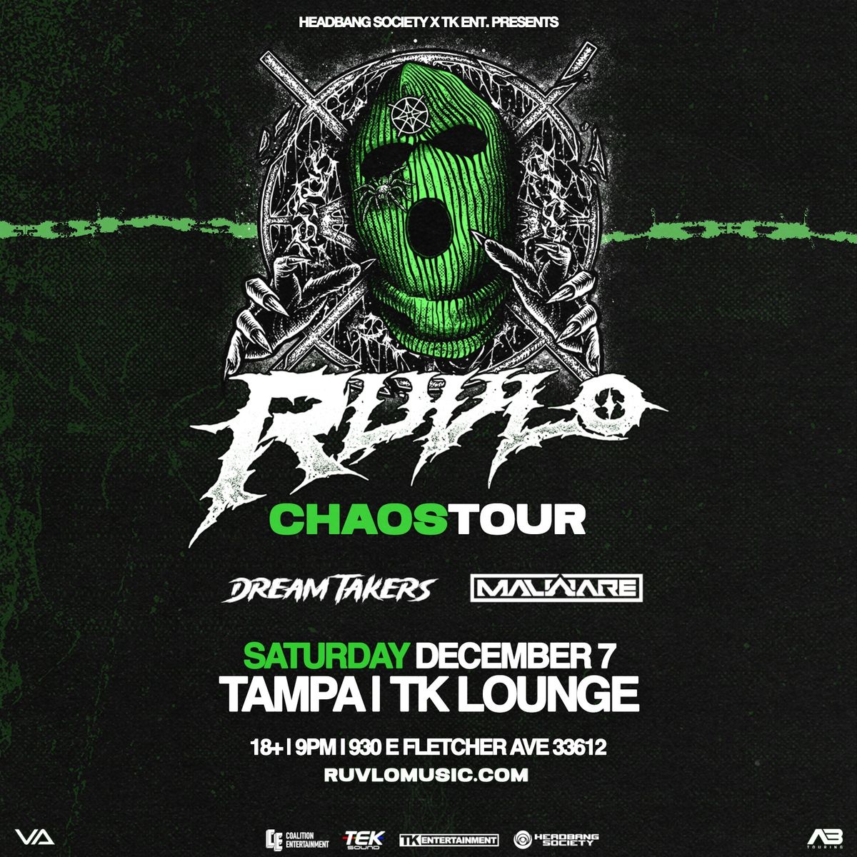 RUVLO: Chaos Tour - Tampa, FL