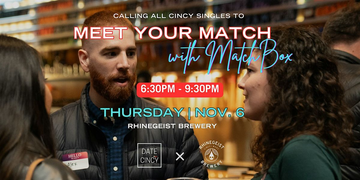 DatesGiving: Meet Your Match (20s & 30s Edition) at Rhinegeist Brewery