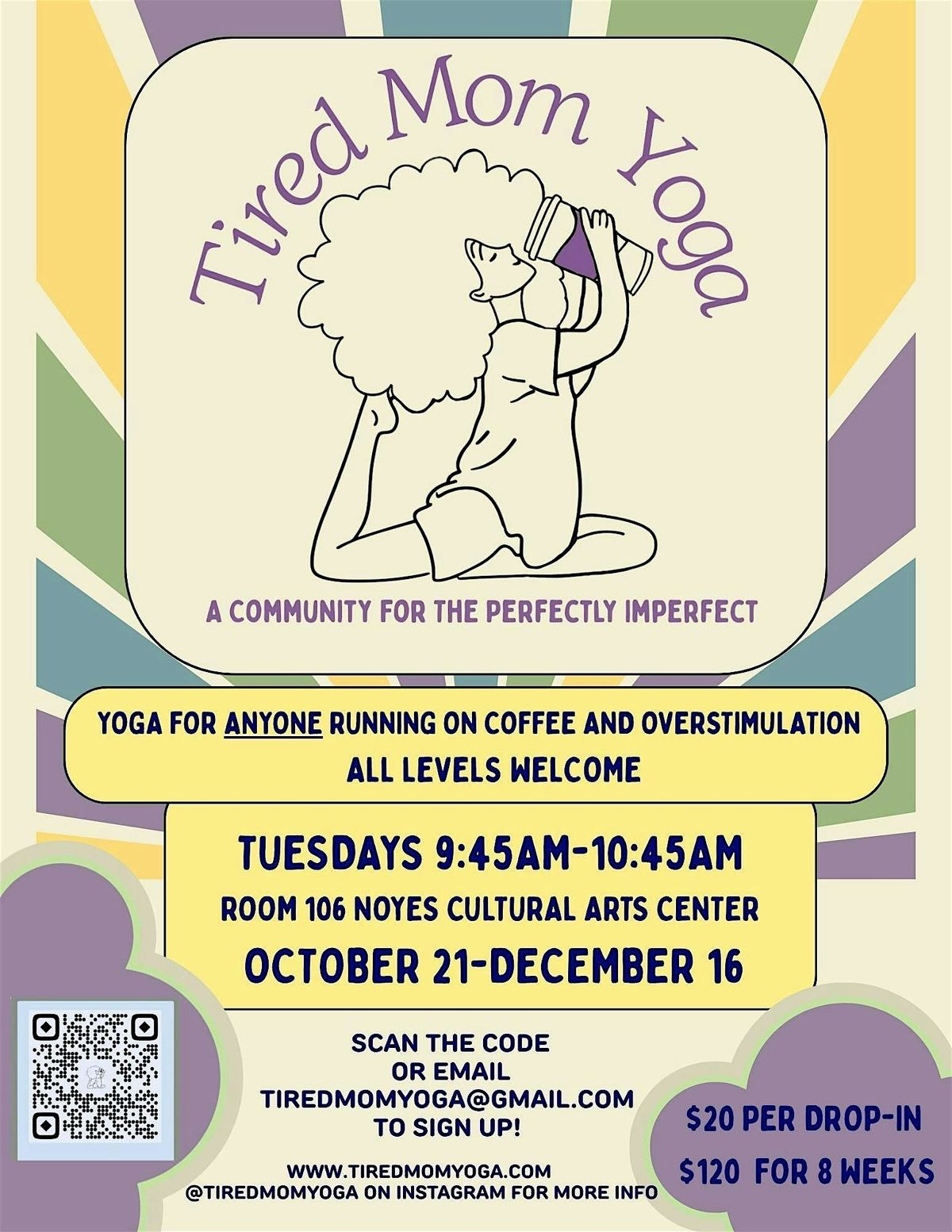 Tired Mom Yoga classes