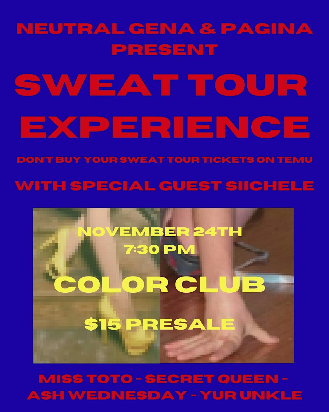 Sweat Tour Experience