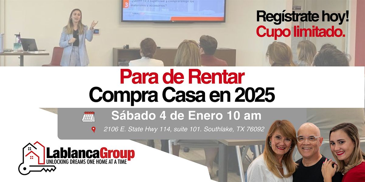 Para de Rentar: Compra Casa en 2025