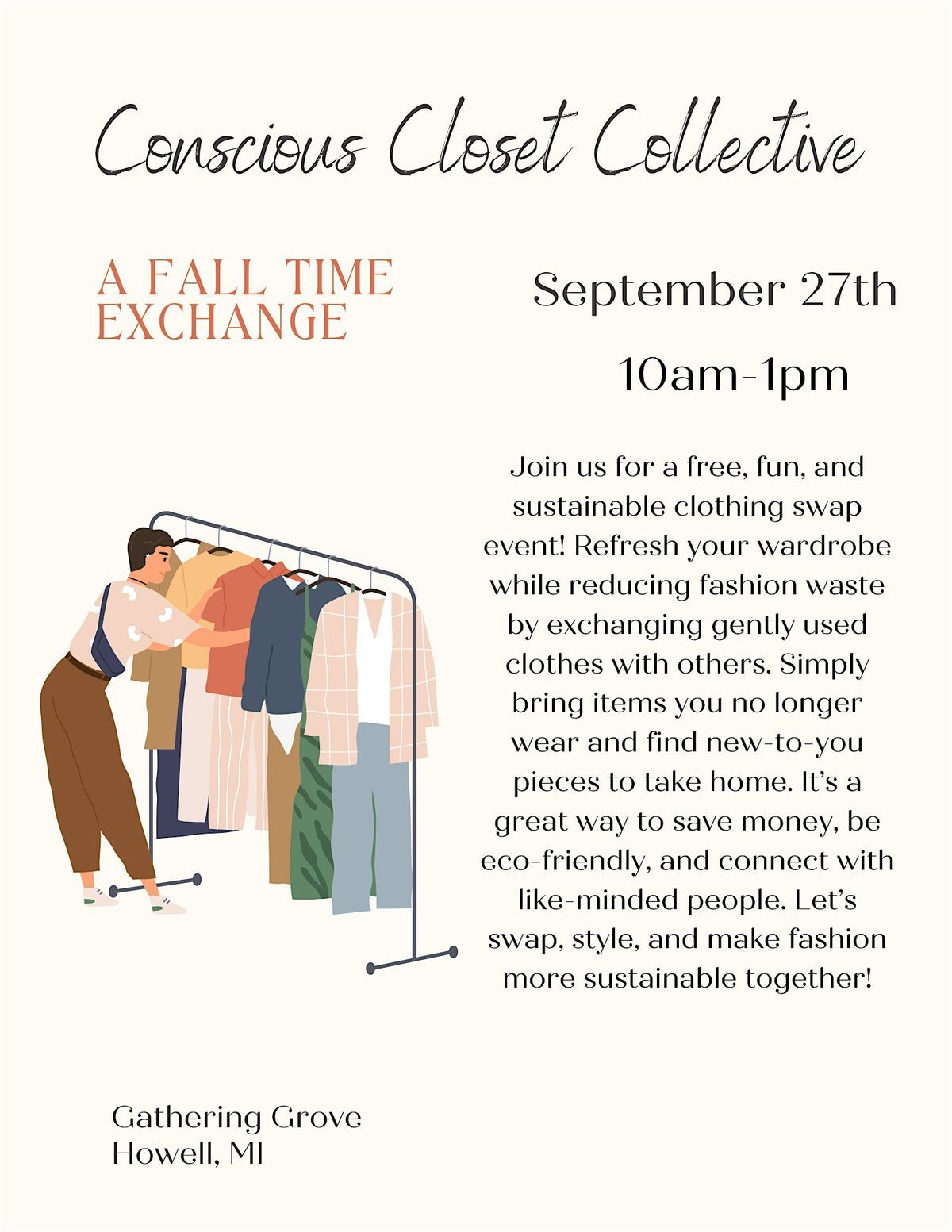 Conscious Closet Clothing Swap