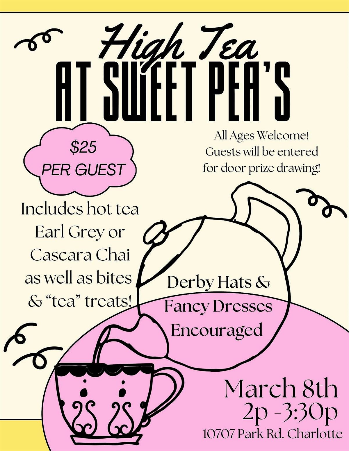 High Tea at Sweet Pea\u2019s